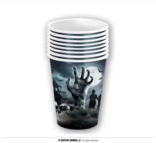 SACHET 6 GOBELETS DE CIMETIERE 240 ML – Image 2