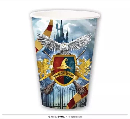 SACHET DE 6 GOBELETS MAGICIEN 355 ML