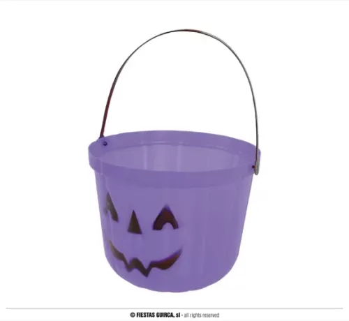 SEAU DE CITROUILLE 20 CMS.LILAS