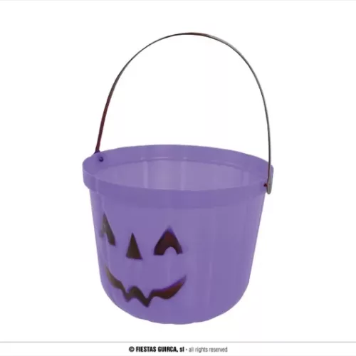 SEAU DE CITROUILLE 20 CMS.LILAS