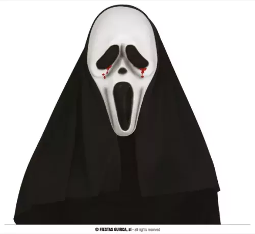 MASQUE ASSASSIN À COUTEAU PVC