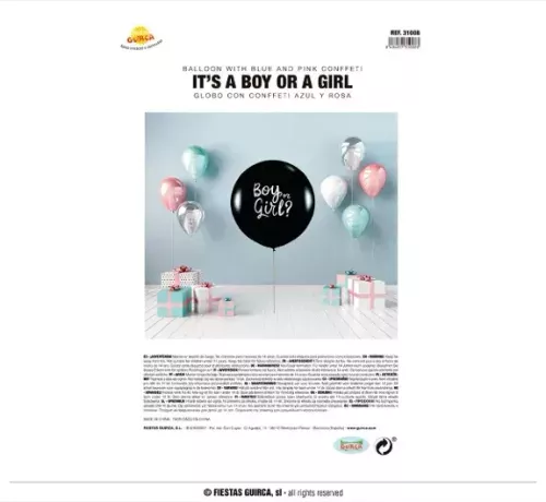 BALLON IT'S A BOY OR IT'S A GIRL