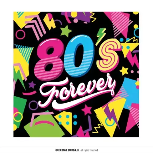 SACHET 20 SERVIETTES 80S 16X16 CMS
