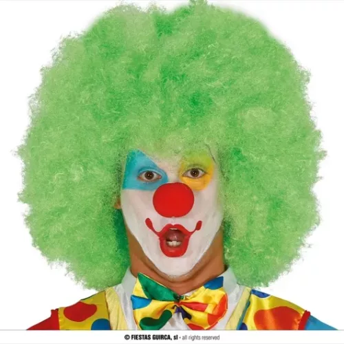 PERRUQUE BIG AFRO VERTE