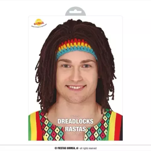 PERRUQUE RASTA EN LAINE (BOÎTE)