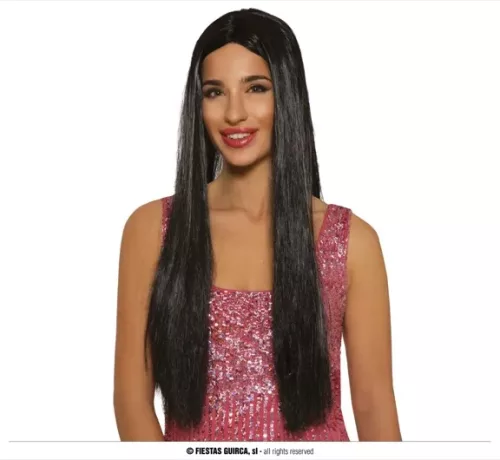 PERRUQUE CHEVEUX LONGS NOIRE