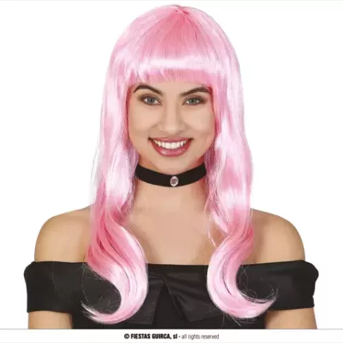 PERRUQUE ROSE (BOÎTE)