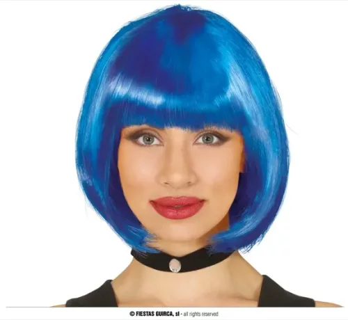 CHEVEUX BLEU MI-LONGS 100 GR (BOÎTE)