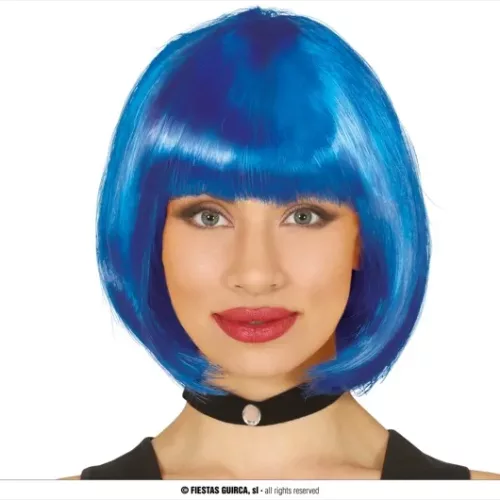 CHEVEUX BLEU MI-LONGS 100 GR (BOÎTE)