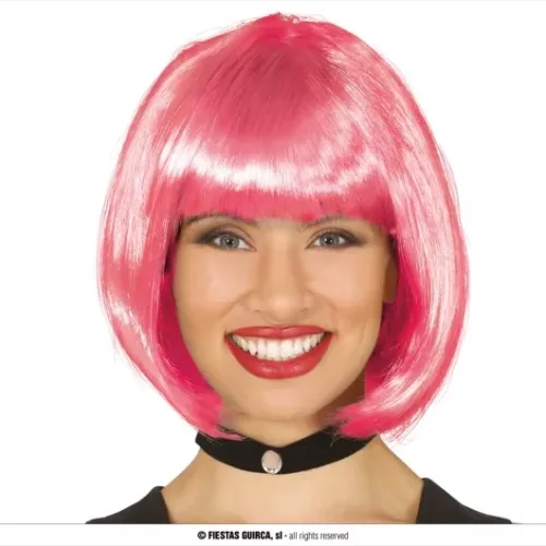 CHEVEUX ROSES MI-LONGS 100 GR (BOÎTE)