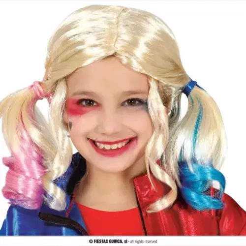 PERRUQUE COUETTES COULEURS ENFANT (BOITE)