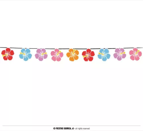 GUIRLANDE DE FLEURS 15 PCS. 300 CMS.