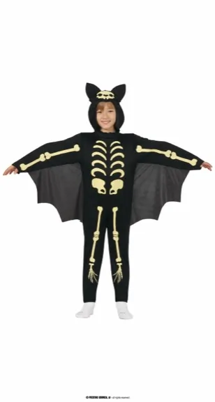 CHAUVE SOURIS SQUELETTE 3 4 ANS – Image 2