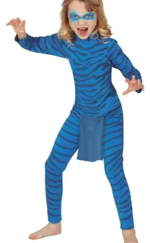 FELIN BLEU 5 6 ANS