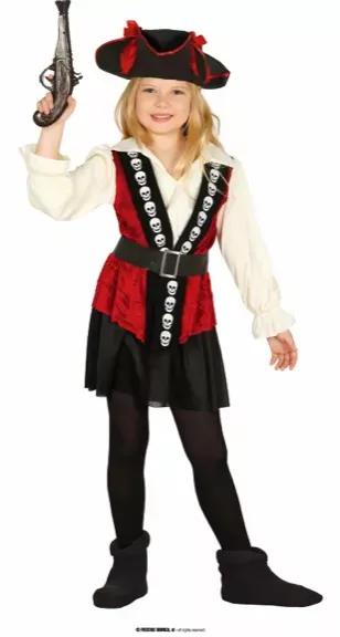 SKULL PIRATE ENFANT TAILLE 3-4 ANS – Image 2