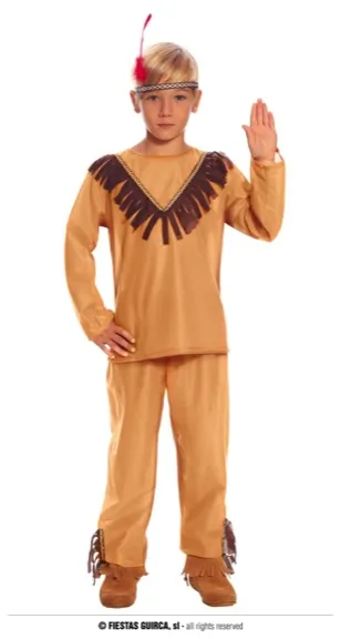 INDIEN ENFANT TAILLE 3-4 ANS