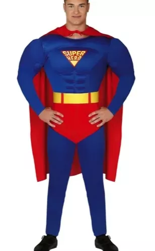 SUPER-HÉROS MUSCLÉ ENFANTS TAILLE 14-16 ANS