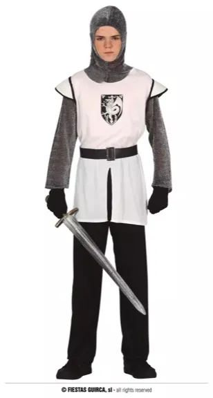 CHEVALIER MOYEN-ÂGE ENFANTS TAILLE 14-16 ANS