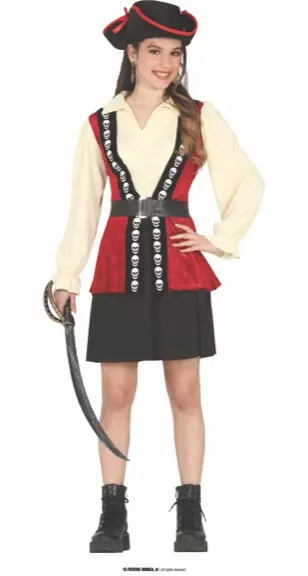 CRÂNE DE PIRATE ENFANTS TAILLE 14-16 ANS – Image 2