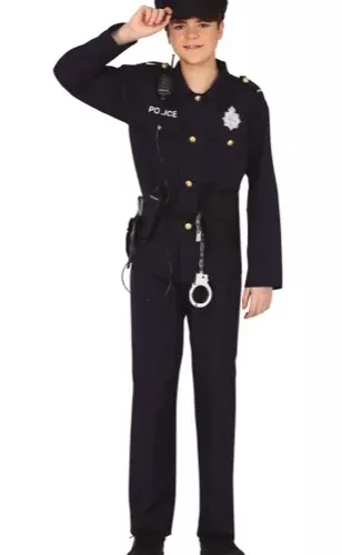 OFFCIER DE POLICE ENFANTS TAILLE 14-16 ANS