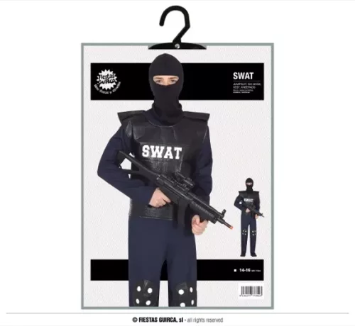 OFFCIER DE POLICE SWAT ENFANTS TAILLE 14-16 ANS – Image 4
