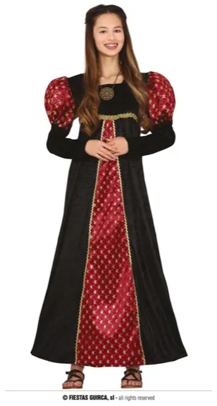 DAME MOYEN-ÂGE ENFANTS TAILLE 14-16 ANS