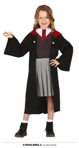 APPRENTIE SORCIÈRE ROUGE 5-6 ANS