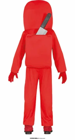 ASTRONAUTE ROUGE ENFANT 5 6 ANS – Image 3