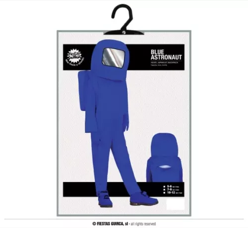ASTRONAUTE BLEU ENFANT 5 6 ANS – Image 4