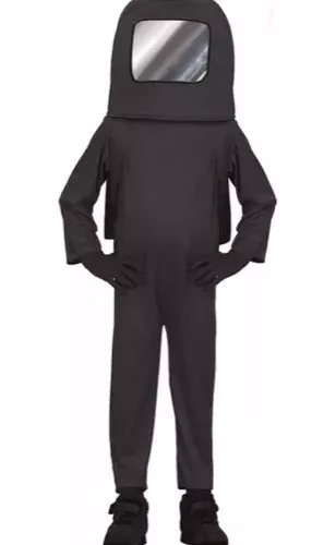 ASTRONAUTE NOIR ENFANT 5 6 ANS