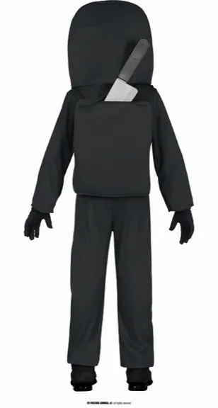 ASTRONAUTE NOIR ENFANT 5 6 ANS – Image 3
