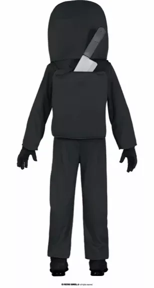 ASTRONAUTE NOIR ENFANT 7 9 ANS – Image 3