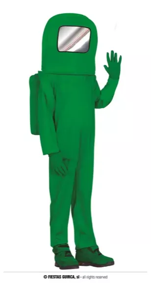 ASTRONAUTE VERT ENFANT 5 6 ANS
