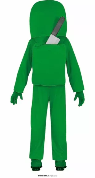 ASTRONAUTE VERT ENFANT 7 9 ANS – Image 3