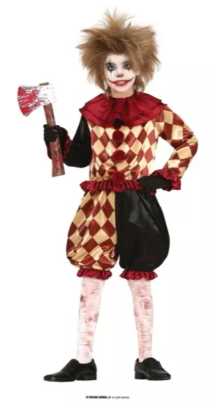 HORROR CLOWN, ENFANT, 10 - 12 ANS