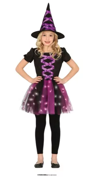 LED WITCH, ENFANT, 5 - 6 ANS