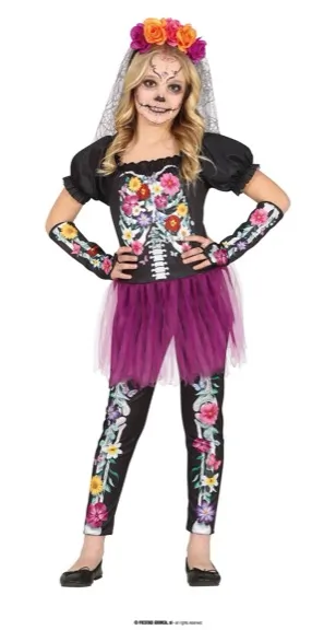FLOWER SKELETON, ENFANT, 3 - 4 ANS