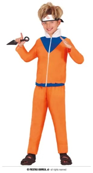 ORANGE NINJA, ENFANT, 5 – 6 ANS