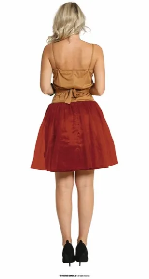 ROBE FANTAISIE TERRE MARRON ADULTE 42 44 L – Image 3