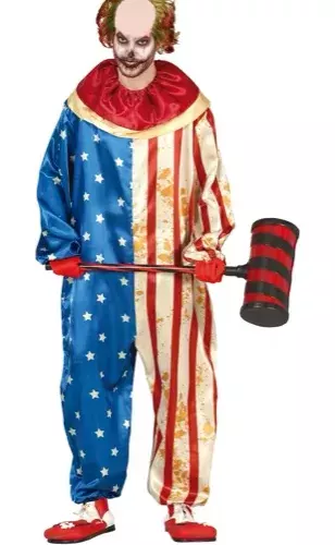 PATRIOT CLOWN, ADULTE, 48 - 50