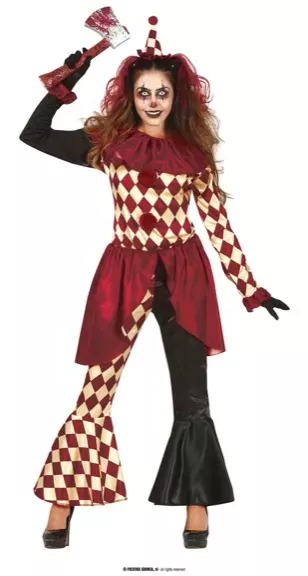 HORROR CLOWN, ADULTE, 42 - 44
