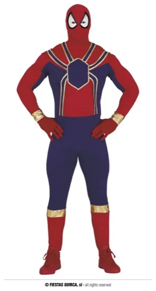 SPIDER HERO, ADULTE, 52 – 54 (L)