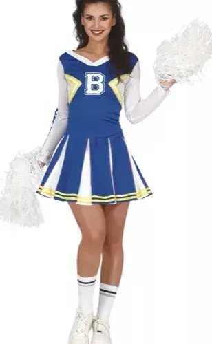 CHEERLEADER, ADULTE, 36 – 38 (S)