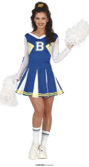 CHEERLEADER, ADULTE, 36 – 38 (S)