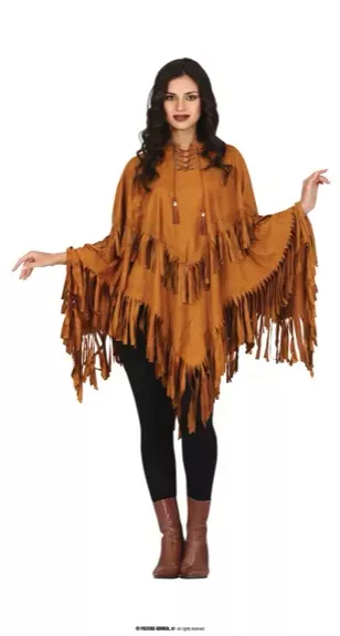 INDIAN PONCHO, ADULTE, 38 - 40 (M)
