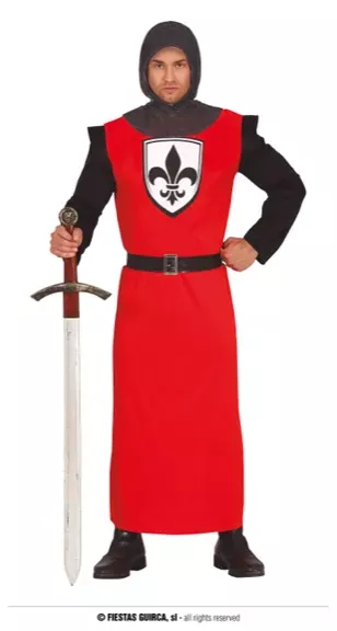 MEDIEVAL KNIGHT, ADULTE, 48 – 50 (M)