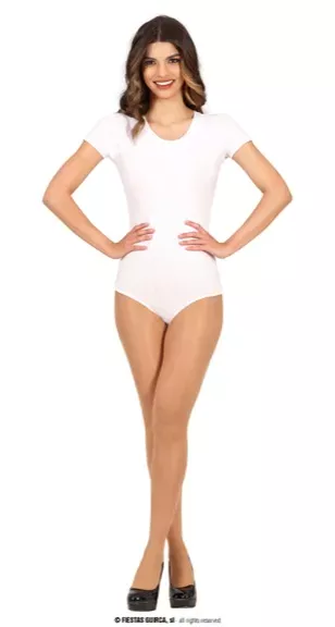 MAILLOT MANCHE COURTES BLANC ADULTE 42-44(L)