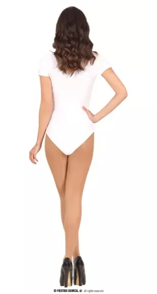 MAILLOT MANCHE COURTES BLANC ADULTE 42-44(L) – Image 2