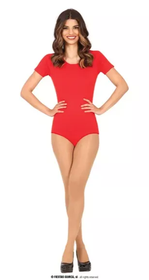 MAILLOT MANCHE COURTES ROUGE ADULTE 42-44(L)