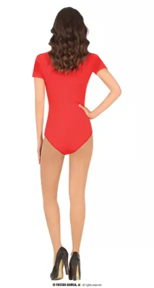 MAILLOT MANCHE COURTES ROUGE ADULTE 42-44(L) – Image 2